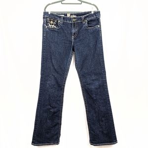 KUT FROM THE KLOTH 5 Pocket Dark Wash Bootcut Jean